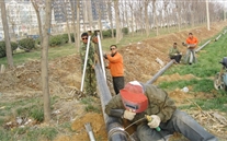 汶上公司开发区长输管线改迁工程顺遂意会