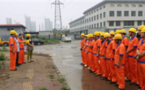 正定公司开展应急抢险演练运动