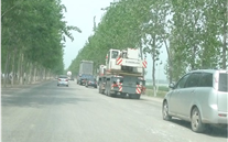 LNG储罐清静运抵成武公司