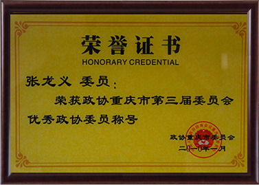 重庆第三届委员会优异政协委员